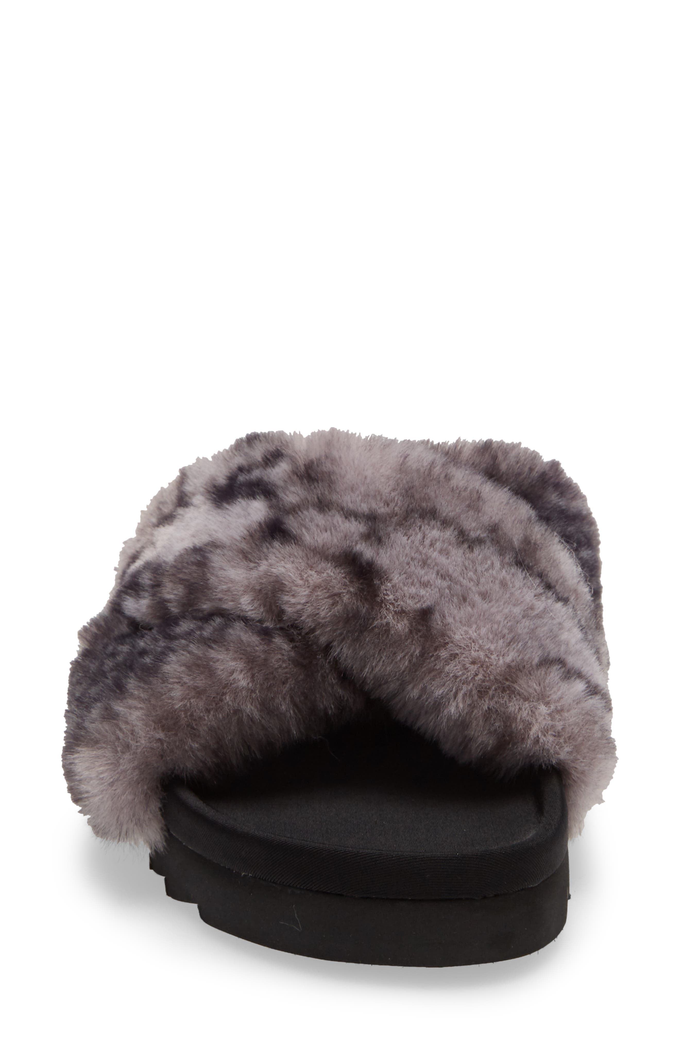 Steve Madden Amari Faux Fur Slipper, Alternate, color, 