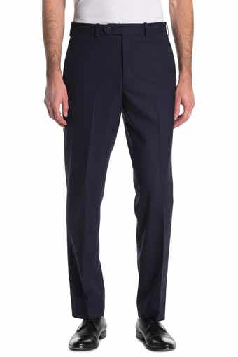 JB Britches Wool Blend Flat Front Trousers
