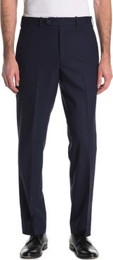JB Britches Wool Blend Flat Front Trousers
