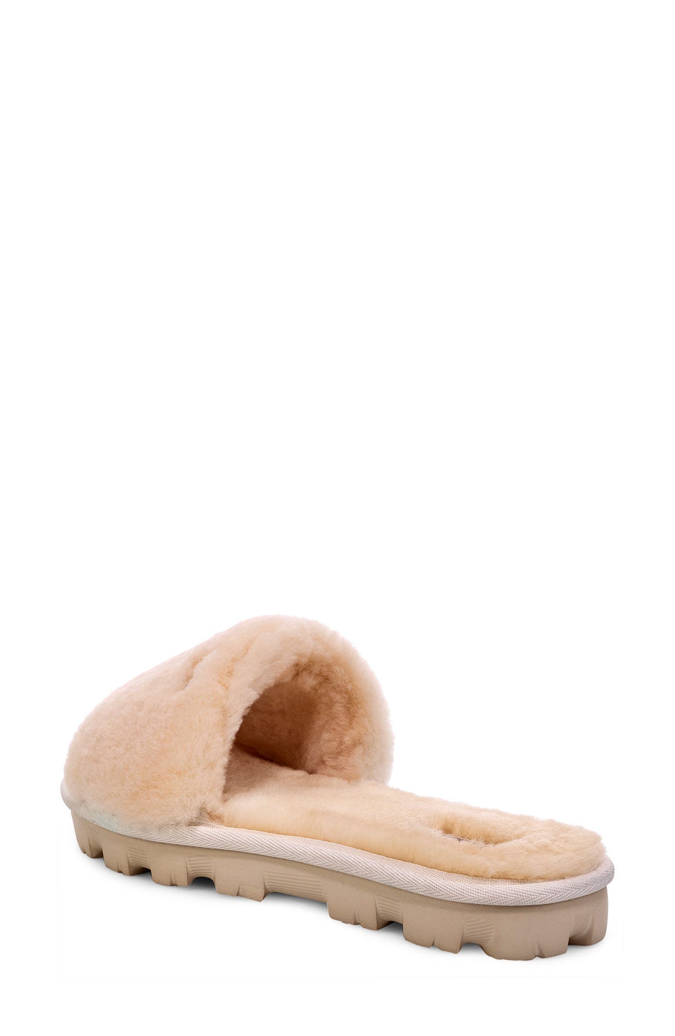 UGG<sup>®</sup> Cozette Genuine Shearling Slipper, Alternate, color, Nat