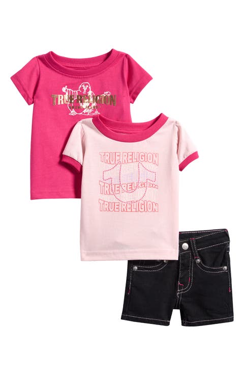 3-Pack Assorted Graphic T-Shirts & Shorts Set (Baby)