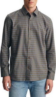Mavi Jeans Plaid Cotton Button-Up Shirt