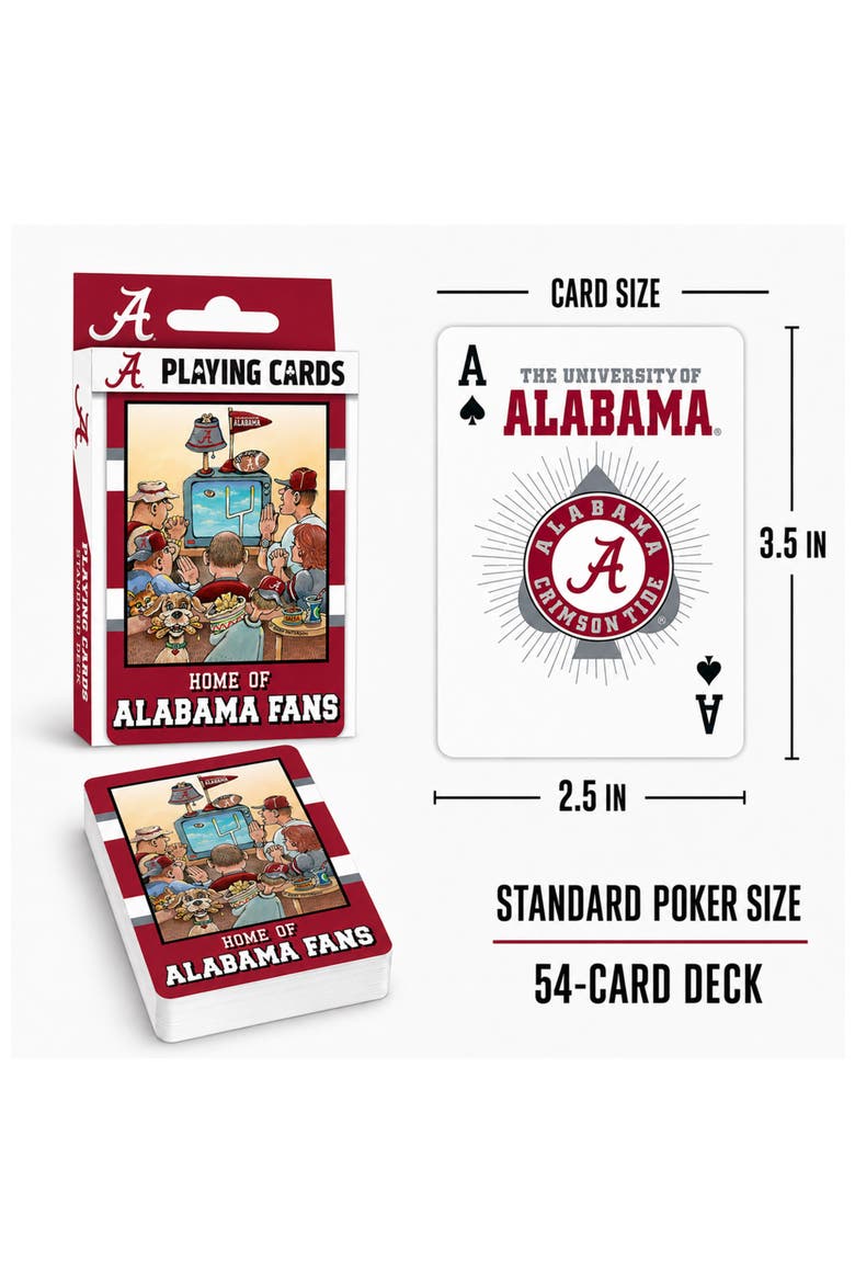 Alabama Fan Deck Playing Cards, Alternate, color, Multicolor