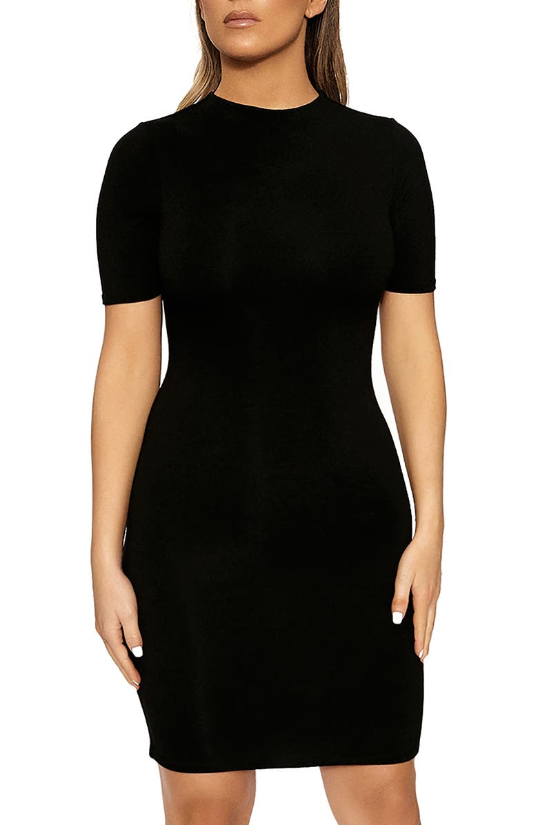 Naked Wardrobe T-Shirt Minidress, Alternate, color, 