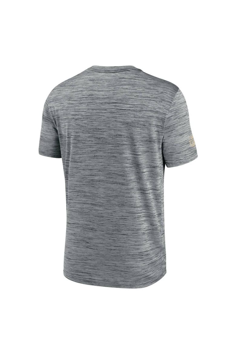 Men's Nike Gray New Orleans Saints Sideline Velocity Performance T-Shirt, Alternate, color, Gray