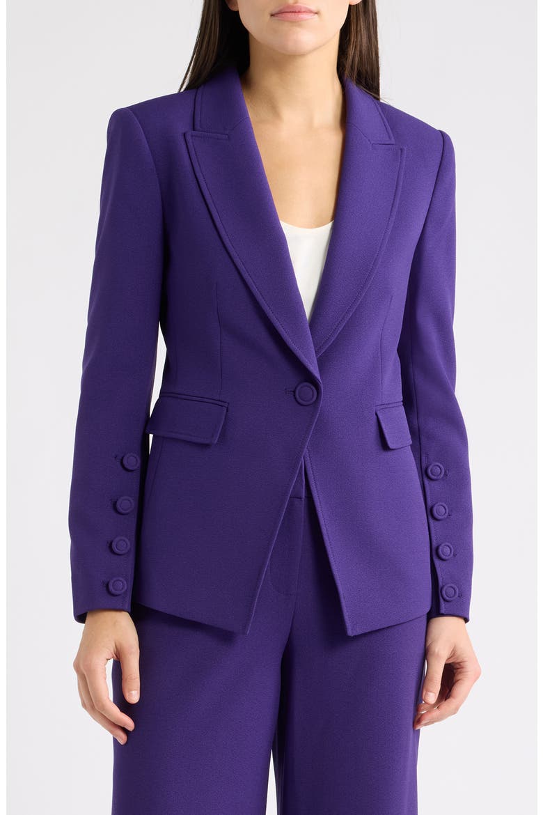 One Button Blazer, Main, color, REGAL PURPLE