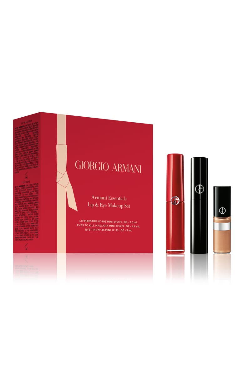 Giorgio Armani Travel Size Lip Maestro Liquid Lipstick Set-$53 Value, Alternate, color, NO COLOR