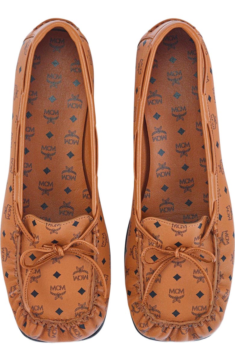 MCM Monogram Moccasin in Lamb Leather, Alternate, color,