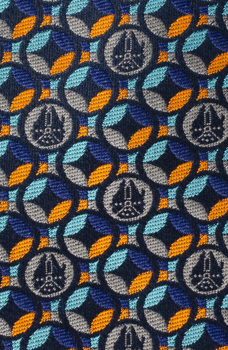 Cufflinks, Inc. Star Wars<sup>™</sup> Millennium Falcon Navy Motif Silk Tie, Alternate, color, Blue