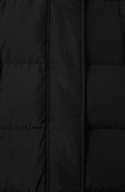 Reiss Dalby Longline Puffer Coat In Black