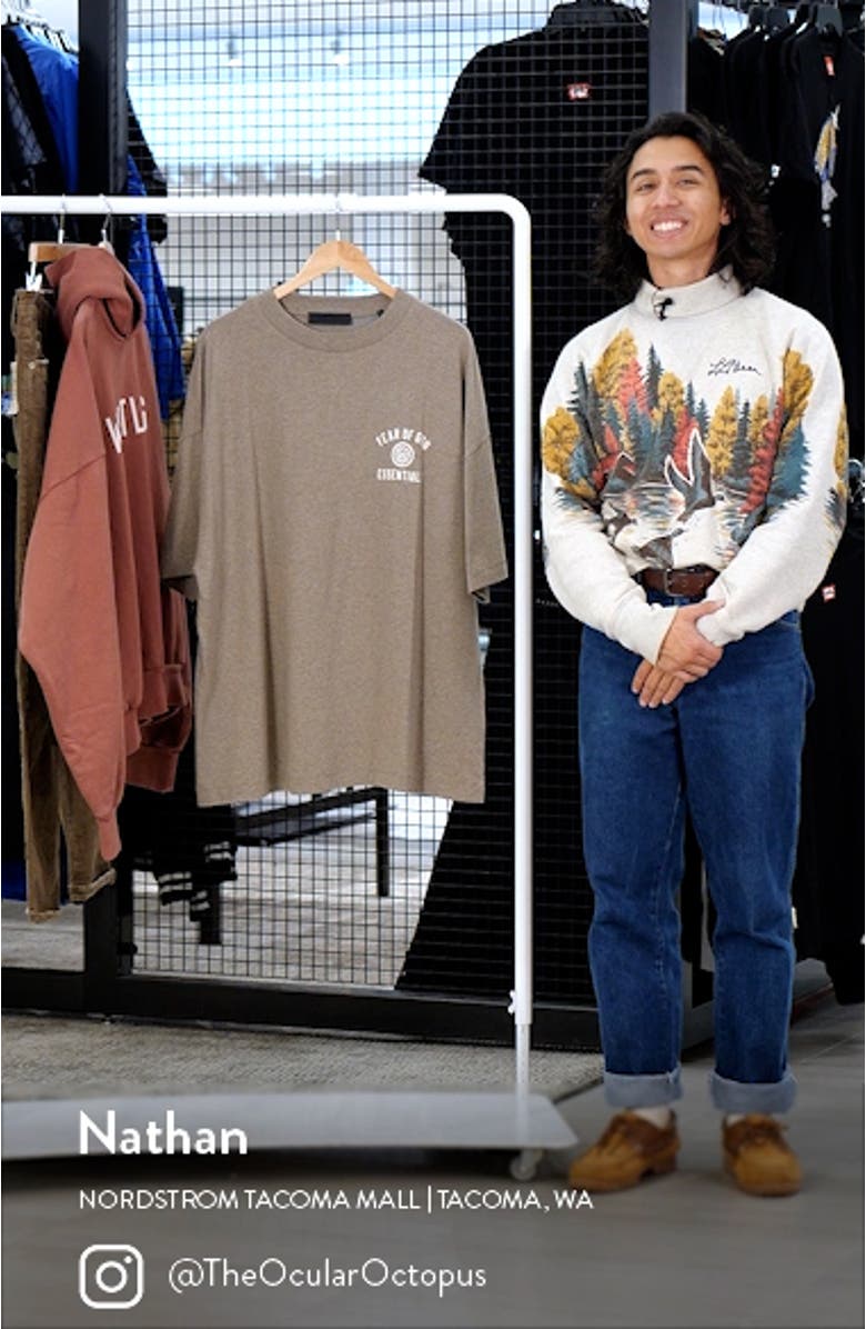 Cotton Jersey Graphic T-Shirt, sales video thumbnail