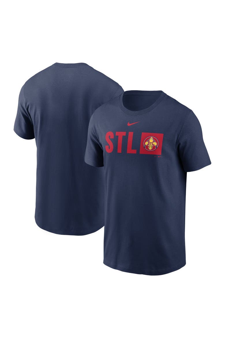 Men's Nike Navy St. Louis Cardinals City Connect Tricode T-Shirt, Main, color, Navy
