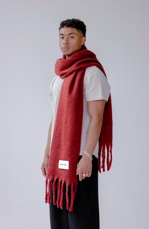 Arctic Fox & Co. Arctic Fox & Co The Reykjavik Scarf In Red