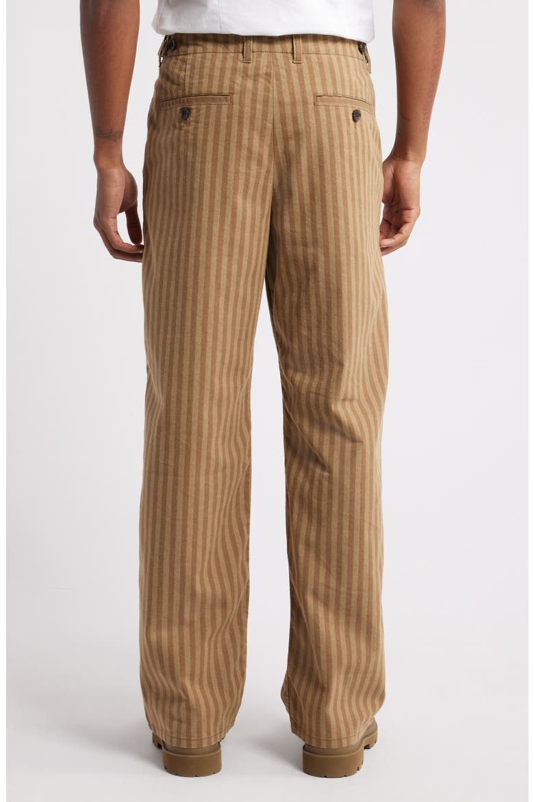 House of Aama Henry Workwear Pants, Alternate, color, TAN TONAL STRIPE
