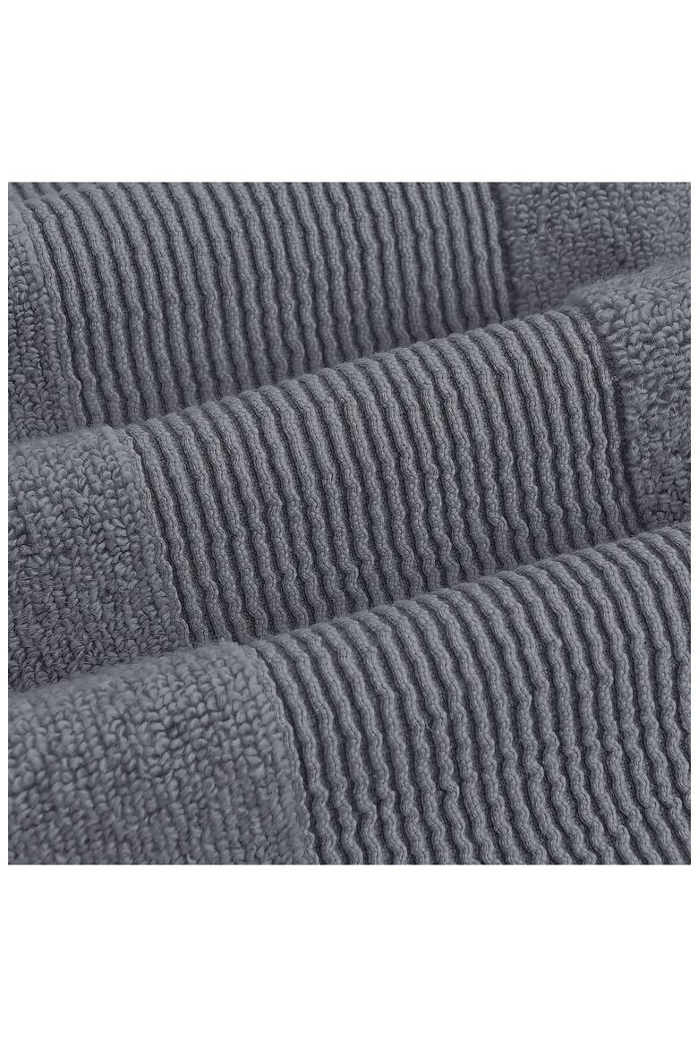 Air Cloud Oversized Bath Sheet - Set of 2 - White, Alternate, color, CHARCOAL