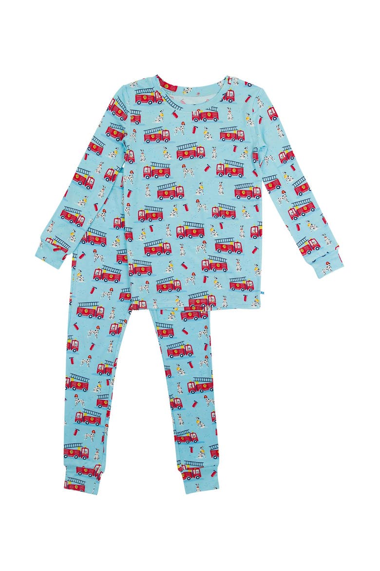 Softsnooze Boys Long Sleeve Pajama Set, Main, color, Paws To The Rescue