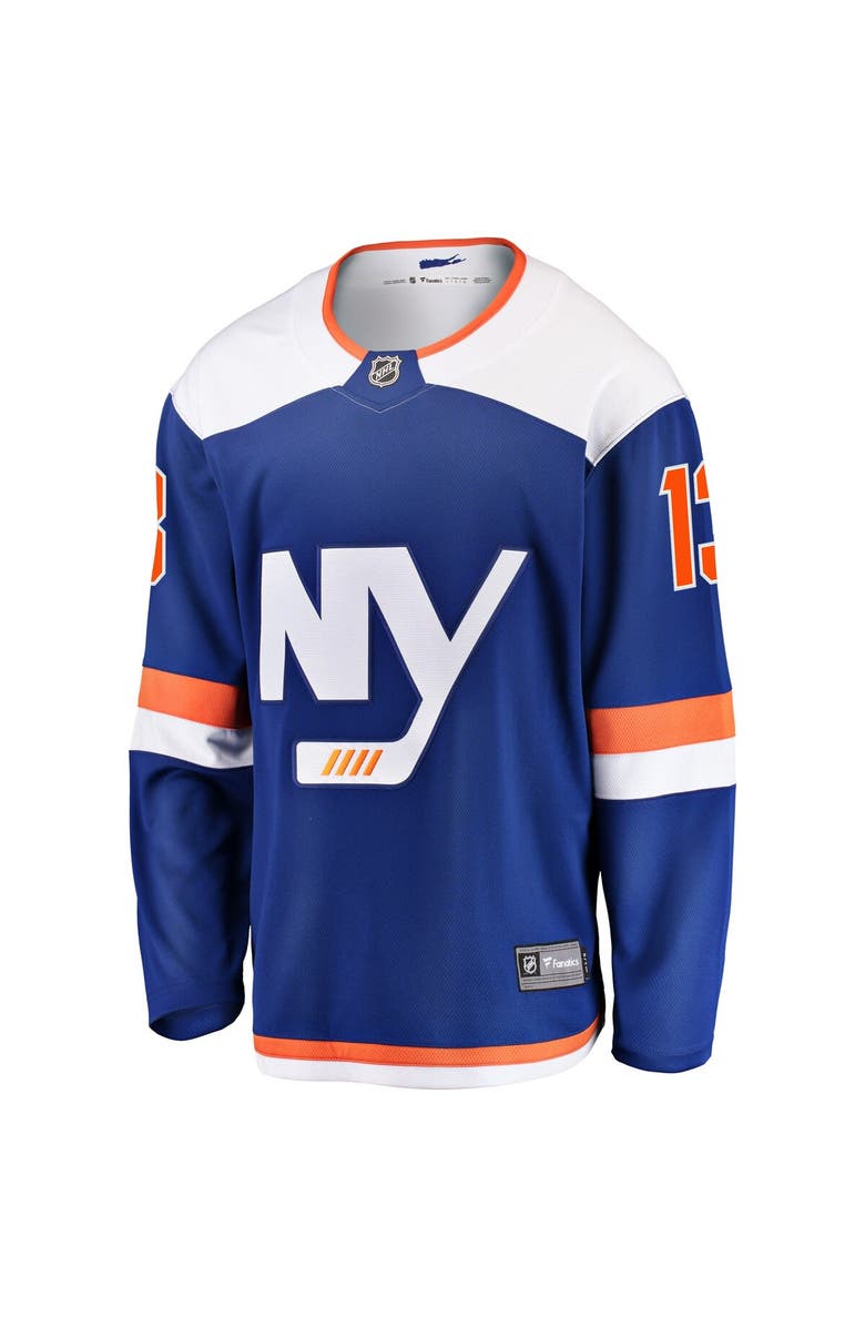 FANATICS Men's Fanatics Branded Mathew Barzal Blue New York Islanders Alternate Breakaway Jersey, Alternate, color, 