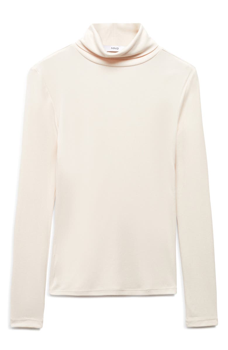 MANGO Modal Blend Turtleneck Top, Main, color, 