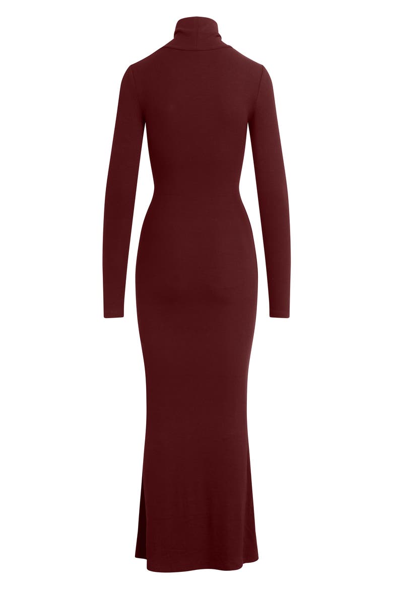 The Millie Long Sleeve Knit Dress, Alternate, color, VINO