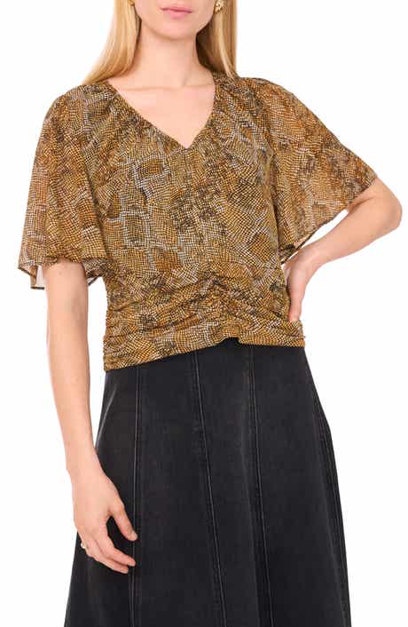 Pintuck Long Sleeve Blouse