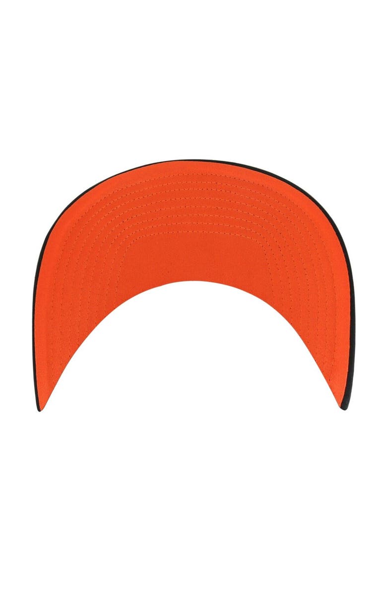 '47 Men's '47 Black San Francisco Giants Backhaul Foam Trucker Snapback Hat, Alternate, color, Black