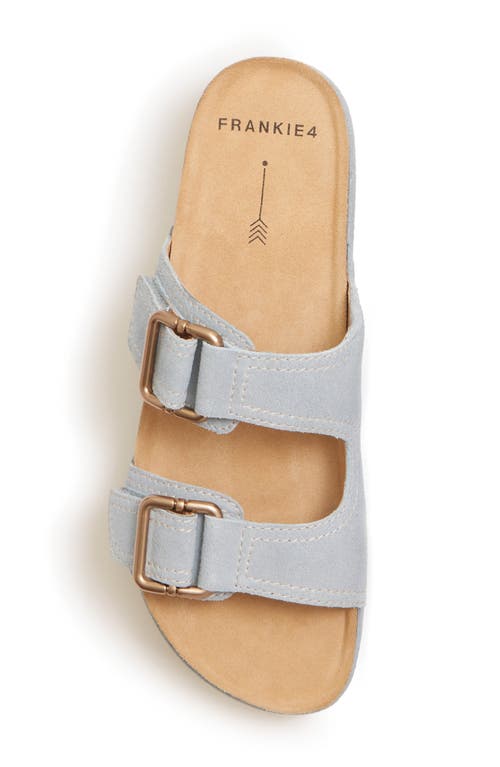 Frankie4 Bennett Platform Slide Sandal In Gray