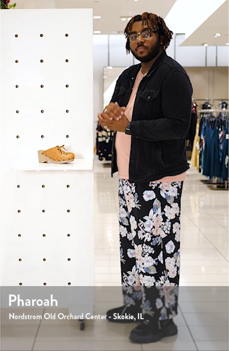 Just Lace-Up Clog, sales video thumbnail