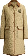 Lauren Ralph Lauren Crested Diamond Quilted Coat