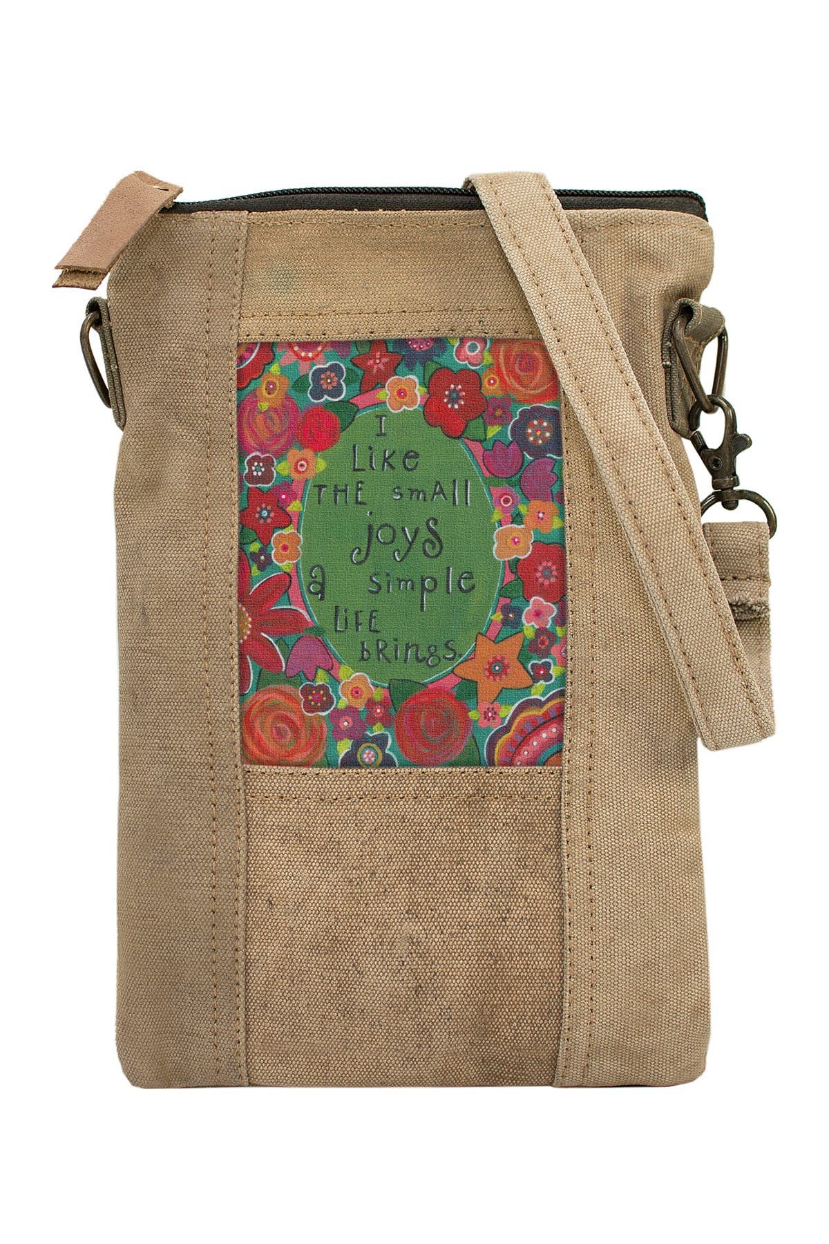 VINTAGE ADDICTION Small Joys Tent Crossbody Bag, Main, color, 