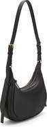 MANGO Oval Faux Leather Shoulder Bag