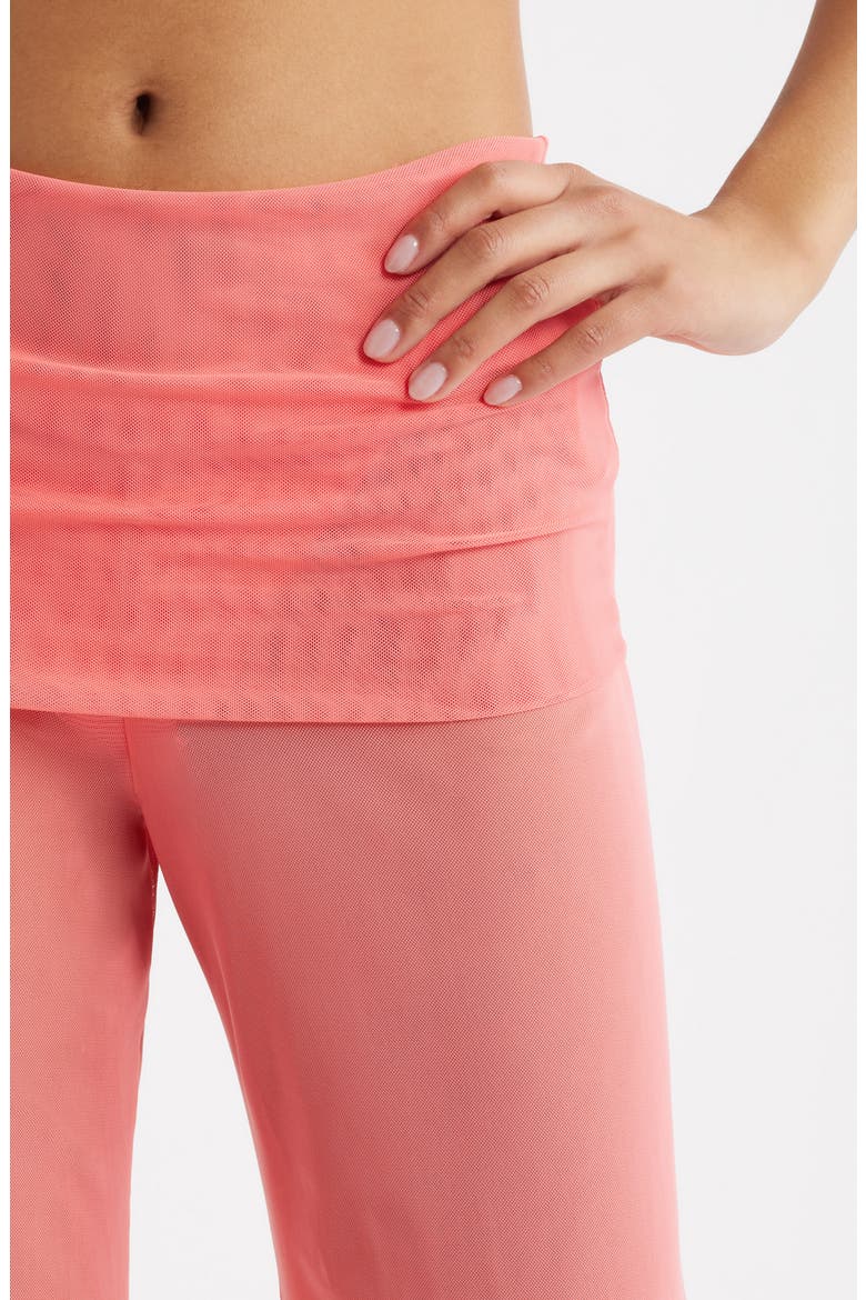 Addison Mesh Pants, Alternate, color, PINK