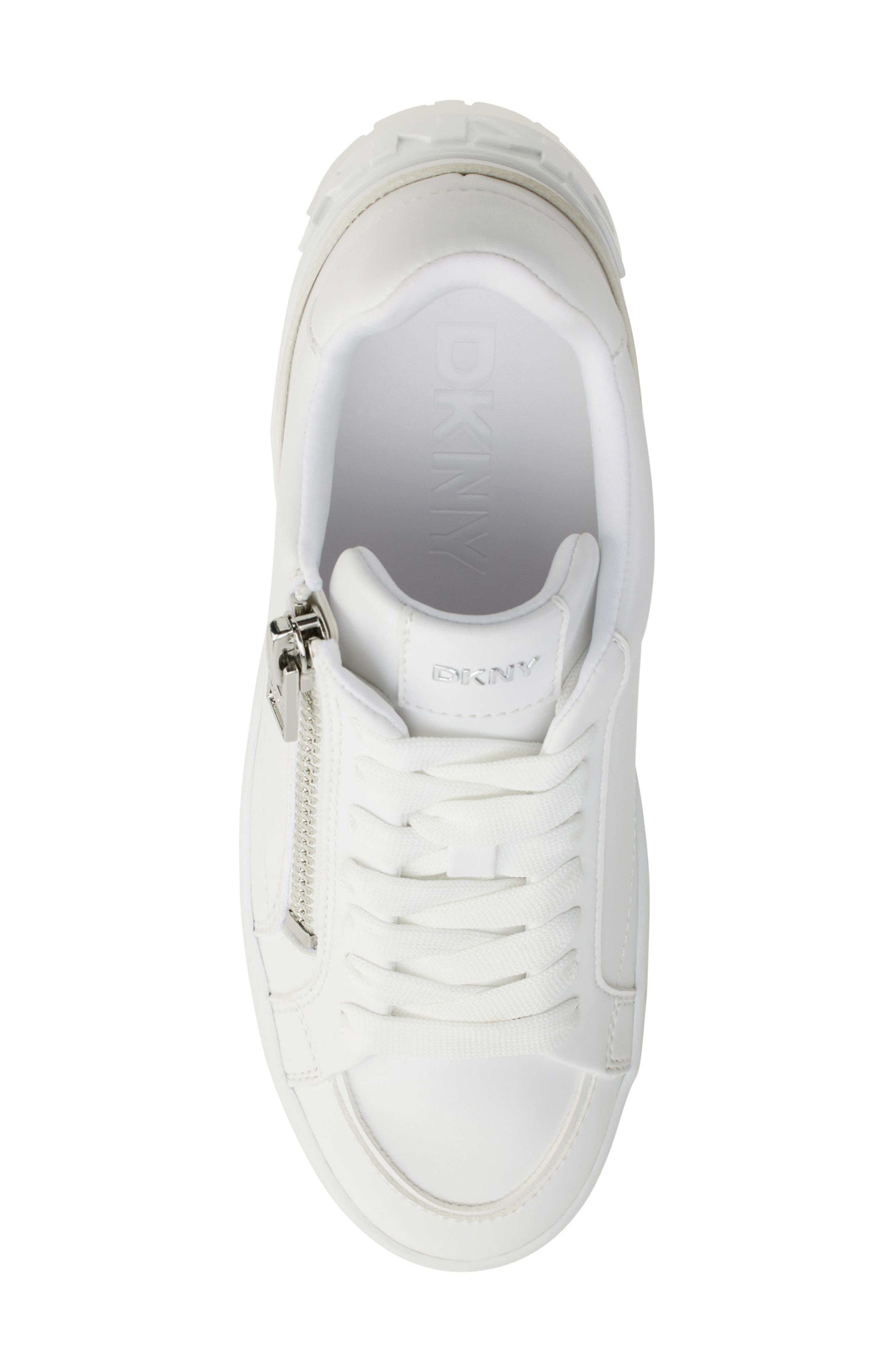 DKNY Mei Sneaker, Alternate, color, White