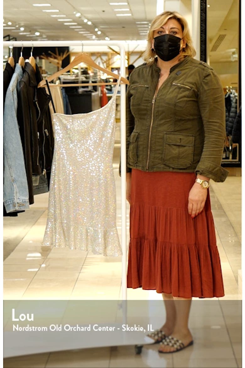 Sequin One-Shoulder Body-Con Minidress video