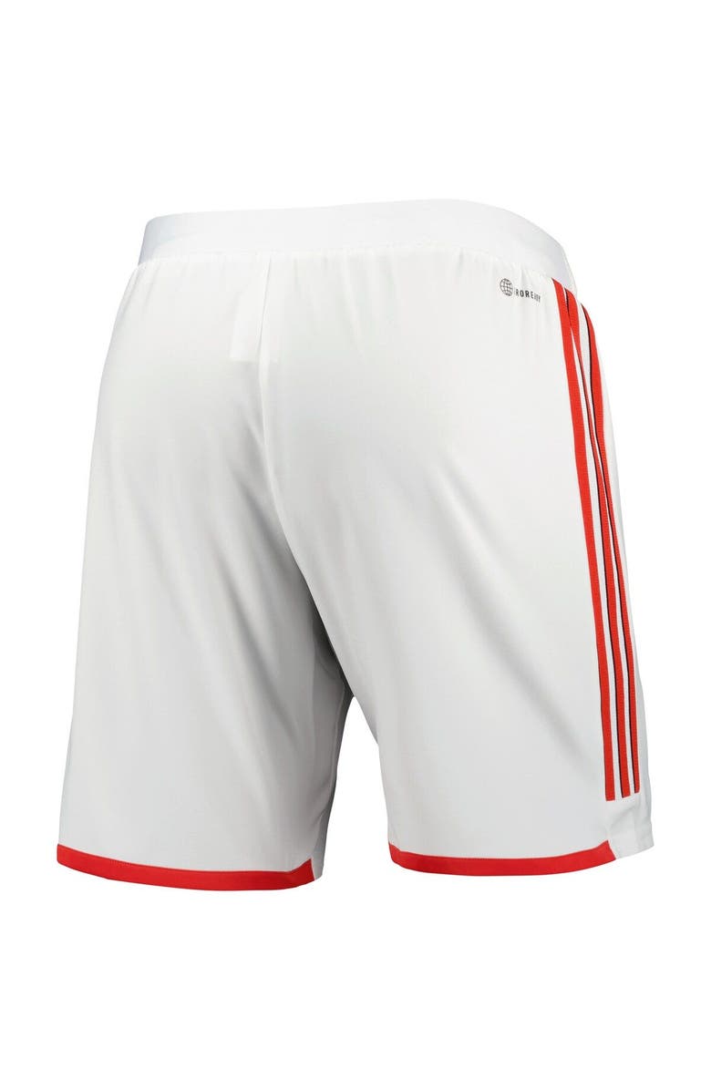 adidas Men's adidas White New England Revolution 2023 Away AEROREADY Authentic Shorts, Alternate, color, White