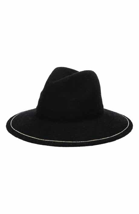 San Diego Hat Rhinestone Trim Knit Fedora