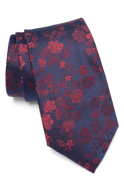 Bonners Floral Print Tie
