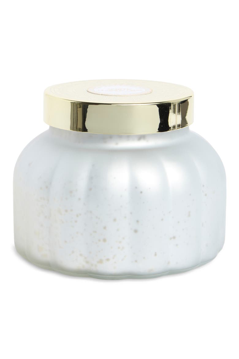 White Pumpkin Chai Jumbo Mercury Glass Candle, Main, color, WHITE PUMPKIN CHAI