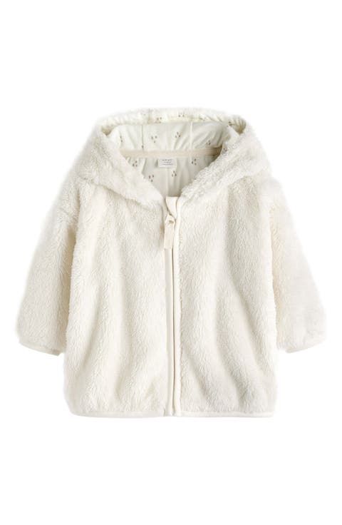 Kids' Zip Front Hooded Fleece Jacket