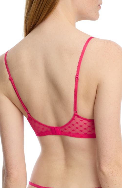 Skarlett Blue Heart Breaker Lace Underwire Bra In Animal Print