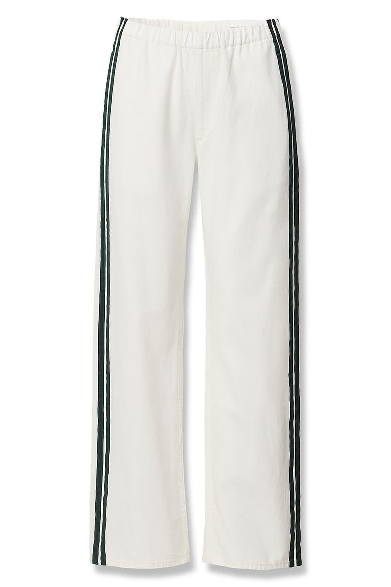 Featherweight Logan Pull-On Wide Leg Track Pants, Alternate, color, WHITESPORT