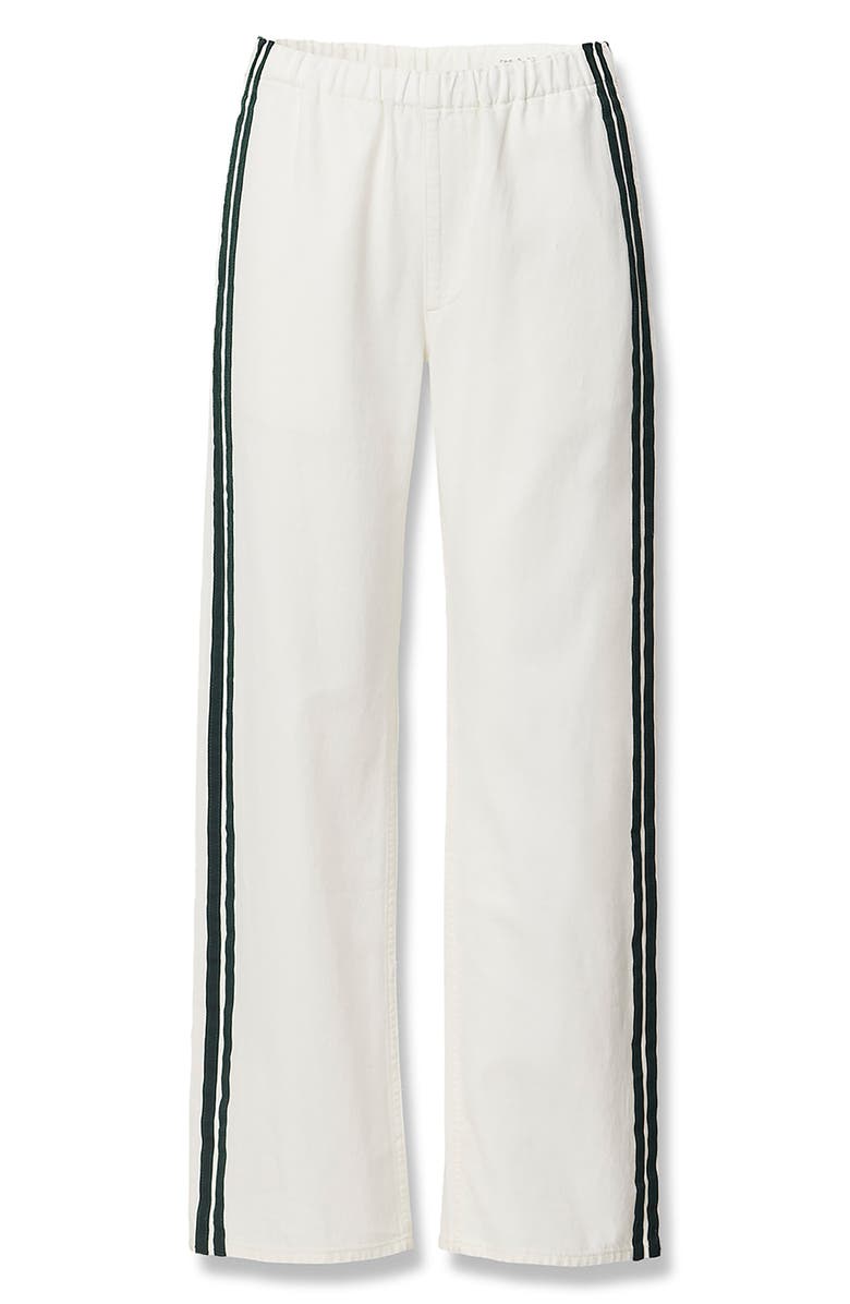 rag & bone Featherweight Logan Pull-On Wide Leg Track Jeans, Alternate, color, Whitesport