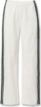 rag & bone Featherweight Logan Pull-On Wide Leg Track Jeans