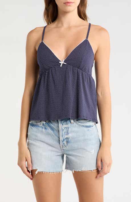 Madden Girl Picot Edge Babydoll Camisole