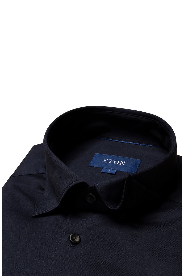 Contemporary Fit Cotton Jersey Shirt, Alternate, color, DARK BLUE