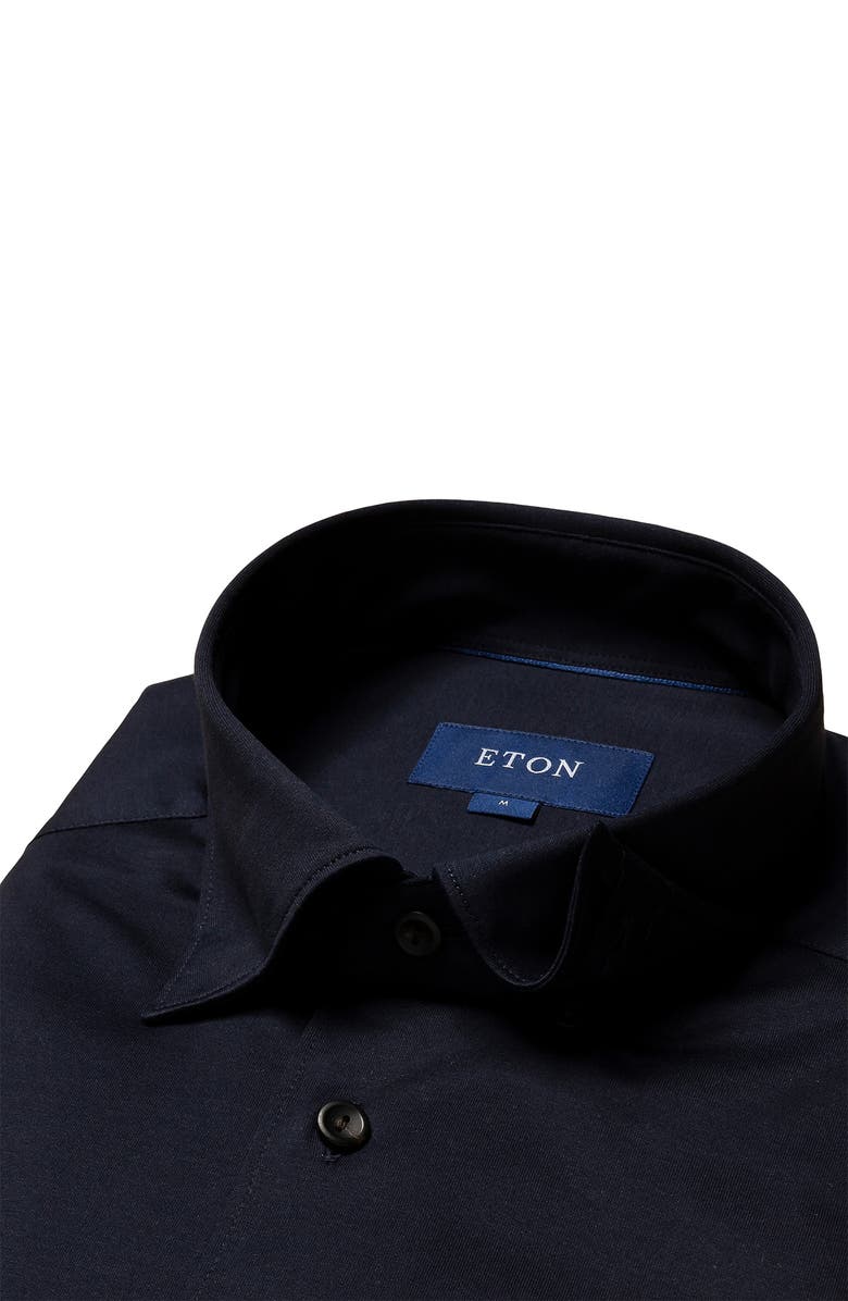 Eton Contemporary Fit Cotton Jersey Shirt, Alternate, color, 