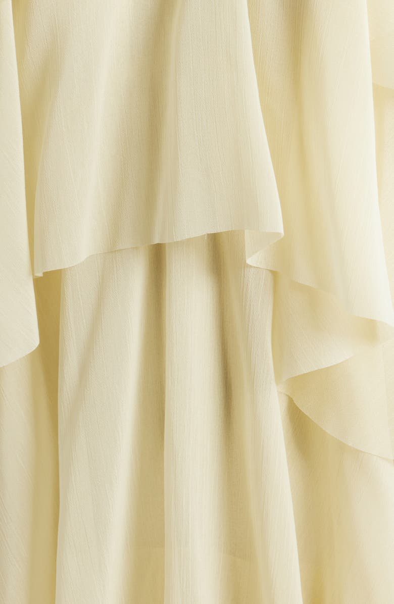 Lucy Paris Emery Ruffle Maxi Dress, Alternate, color, Yellow