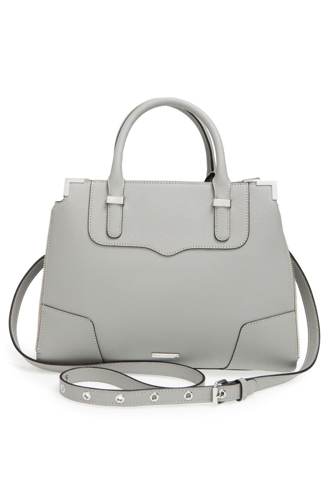 'Amorous' Satchel, Alternate, color, CHARCOAL