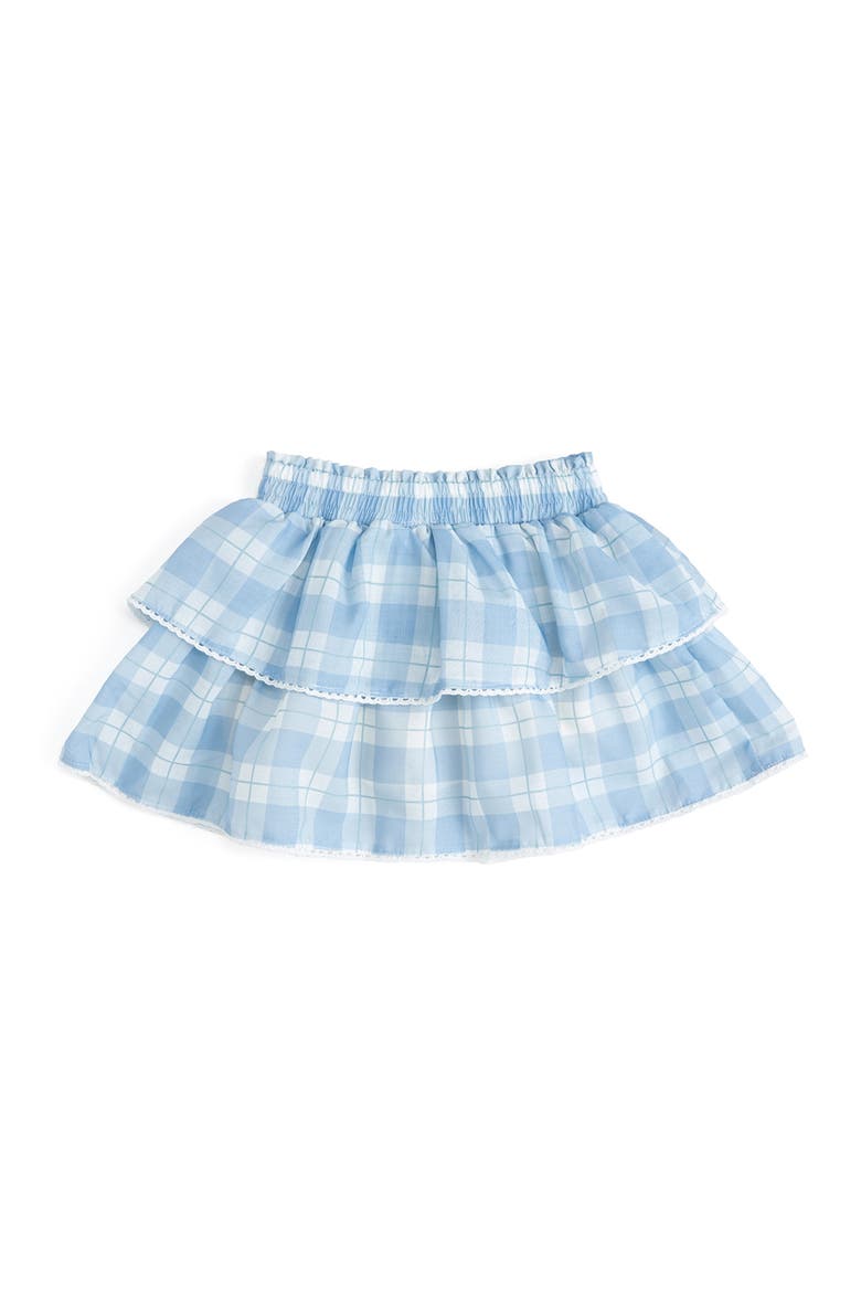 Blue Plaid Skort, Main, color, Blue
