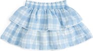 Sweet Wink Blue Plaid Skort