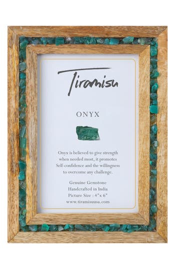 Tiramisu Moonglow Picture Frame In Green Onyx